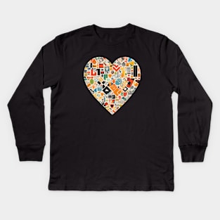 Drifting Heart Kids Long Sleeve T-Shirt